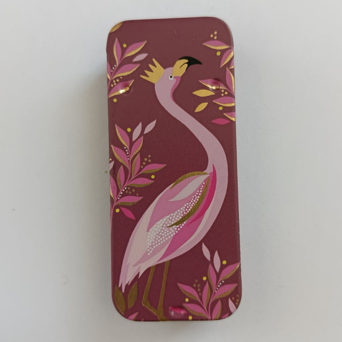 Magnetic Needle Tin Case Flamingo