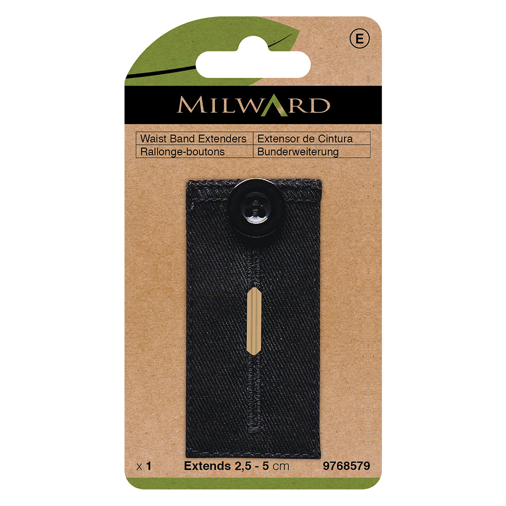 Waistband Extender Button, Black