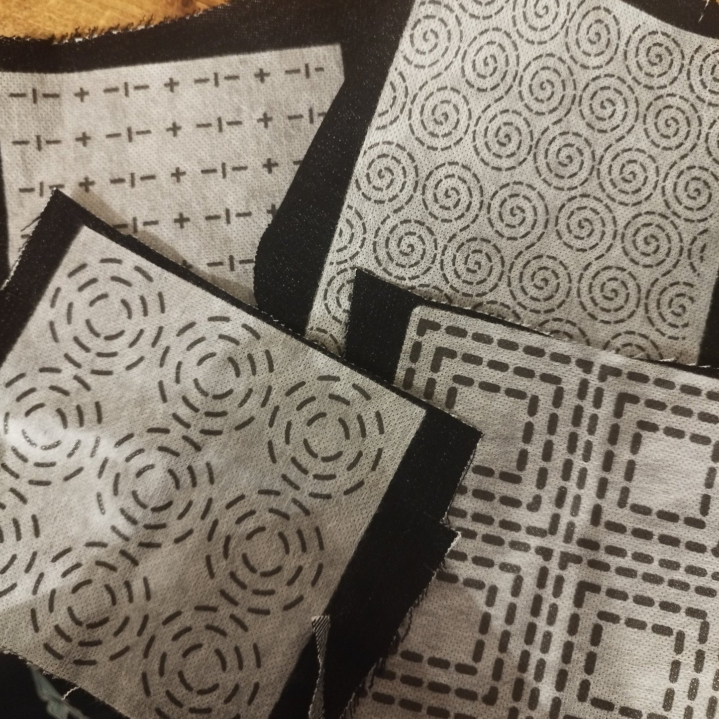 Washable Sashiko Transfers | Removable Visible Mending Transfers