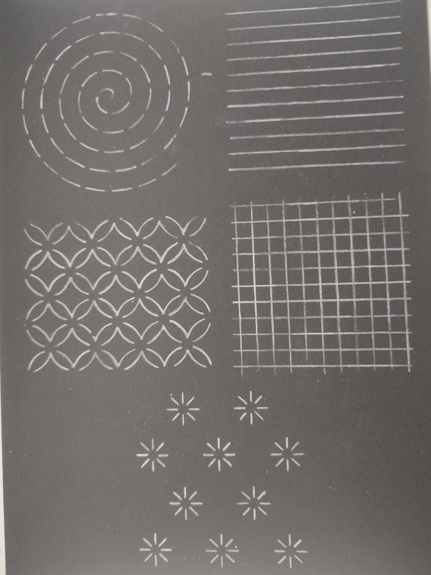 Sashiko Templates | Visible Mending | Quilting and Sewing Templates | Reuseable Mending Stencils