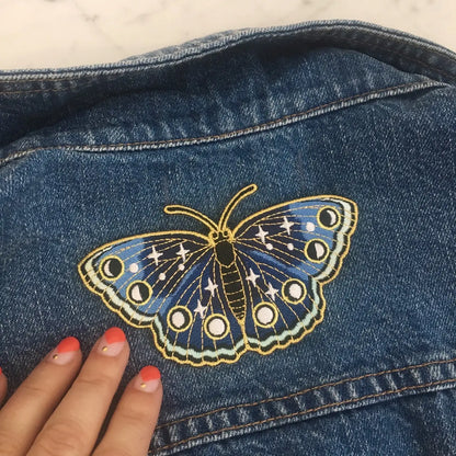 Iron on Butterfly Embroidery Patch