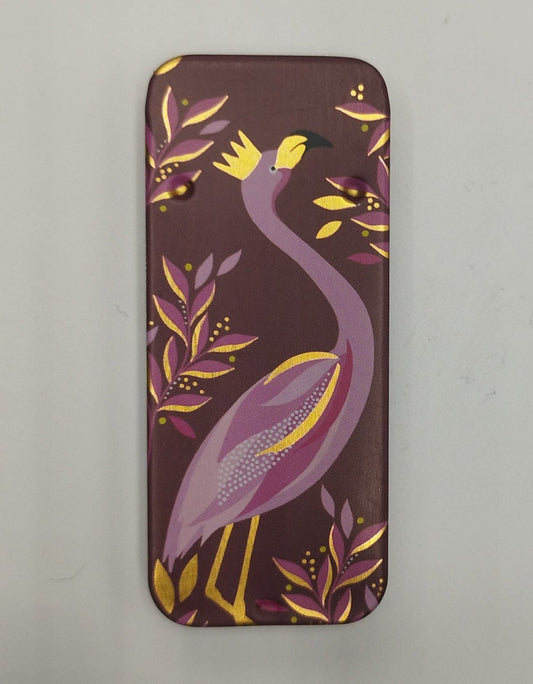 Magnetic Needle Tin Case Flamingo