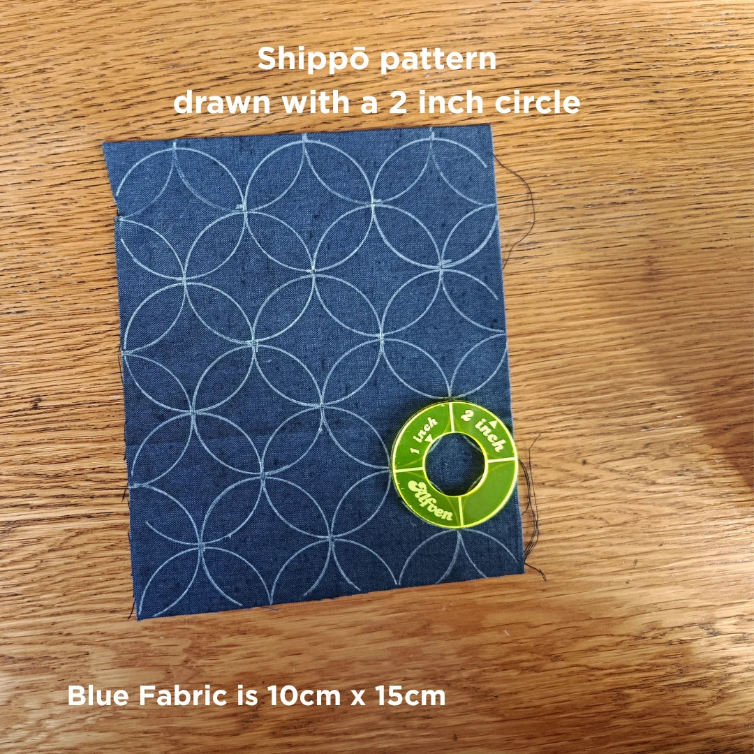 Circular Sashiko Stencils, 2inch and 3 inch