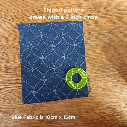 Circular Sashiko Stencils, 2inch and 3 inch