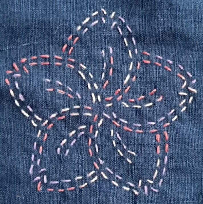 Cherry Blossom Sashiko Stencil by SewEasy 4"