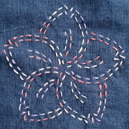 Cherry Blossom Sashiko Stencil by SewEasy 4"