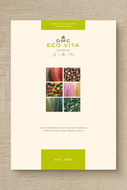 DMC Eco Vita Naturally Dyed Organic Wool Thread Shade Card