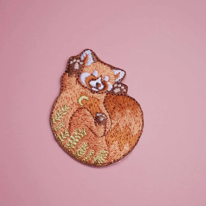 Red Panda Iron on Patch
