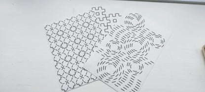 Sashiko Stick and Stitch Transfers
