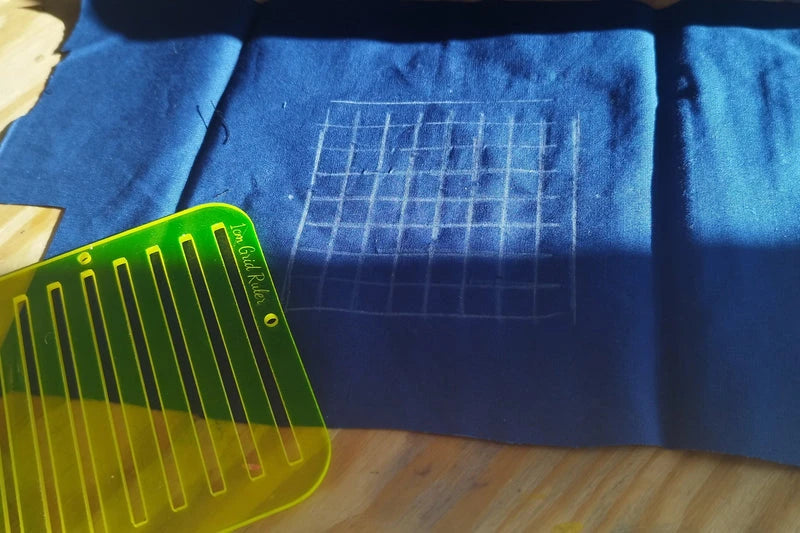 1cm Grid Ruler Transluscent Yellow