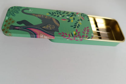 Magnetic Needle Tin Case Elephant