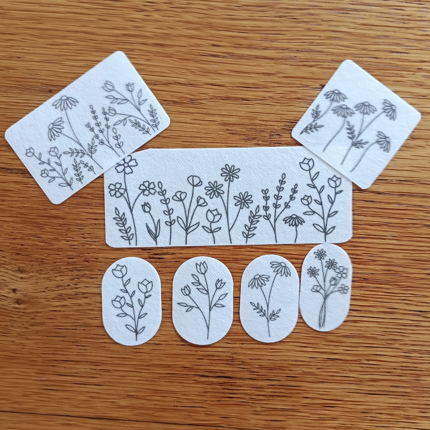 Floral Stick and Stitch Patterns