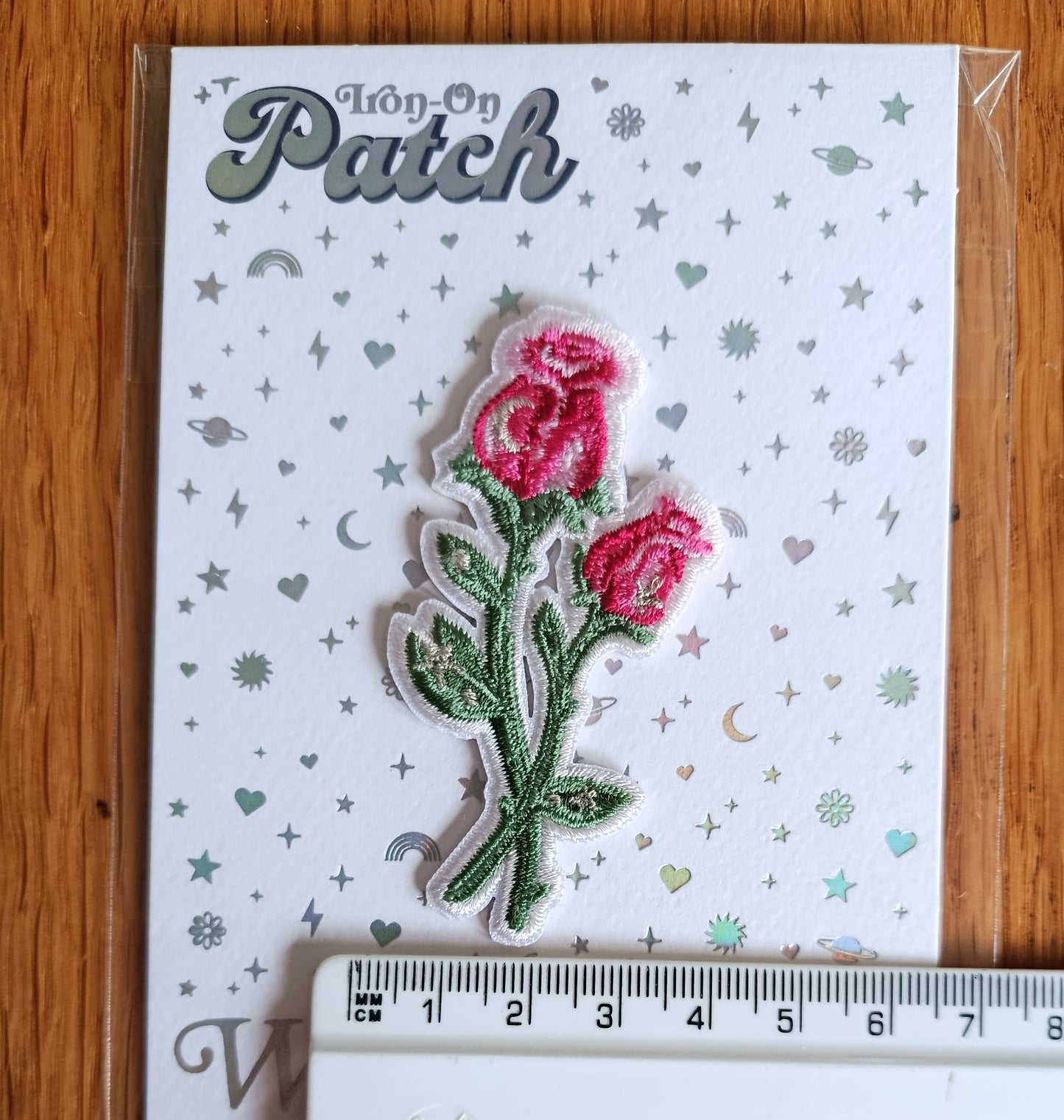 Iron on Roses Embroidery Patch
