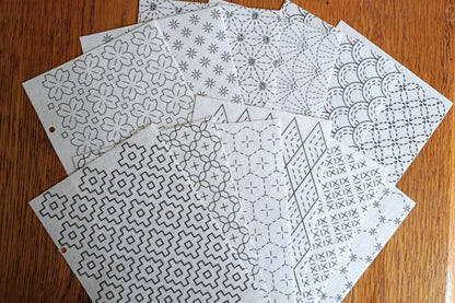 Sashiko Stick and Stitch Bundle of Patterns