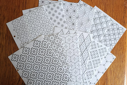 Sashiko Stick and Stitch Bundle of Patterns