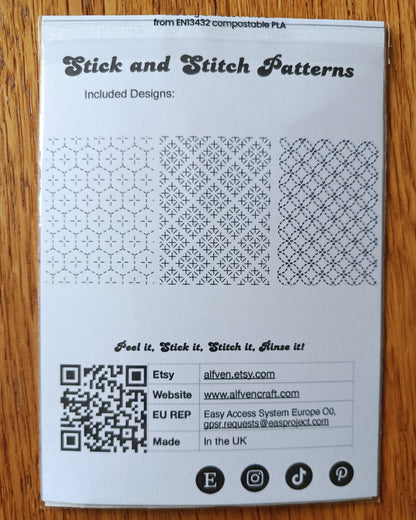 Sashiko Stick and Stitch Patterns Shippō