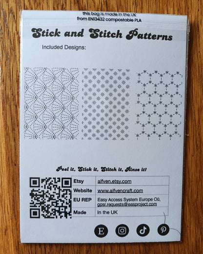 Sashiko Stick and Stitch Patterns