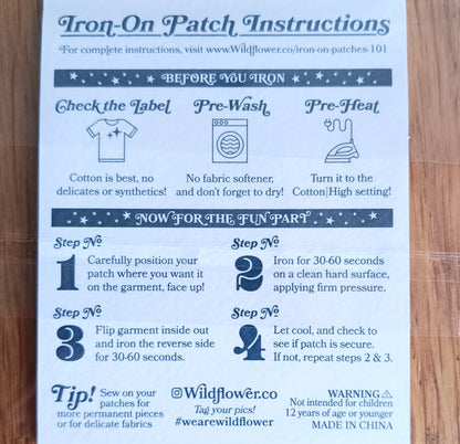 Iron on Monstera Leaf Embroidery Patch