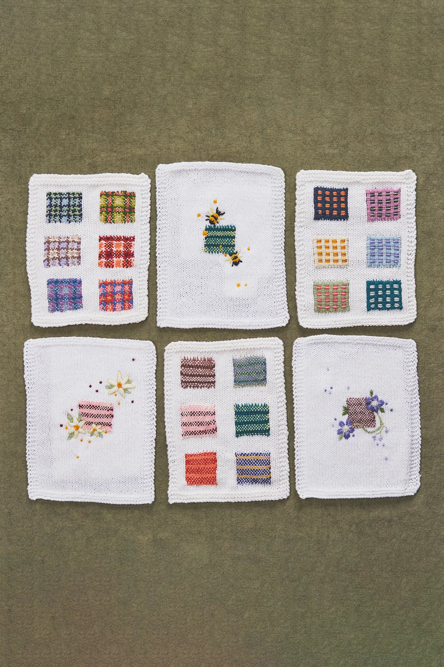 The Menders Wardobe, Eco Vita Naturally Dyed Organic Wool Thread, Weaving and Embellishing Pattern Book