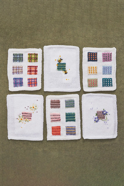 The Menders Wardobe, Eco Vita Naturally Dyed Organic Wool Thread, Weaving and Embellishing Pattern Book
