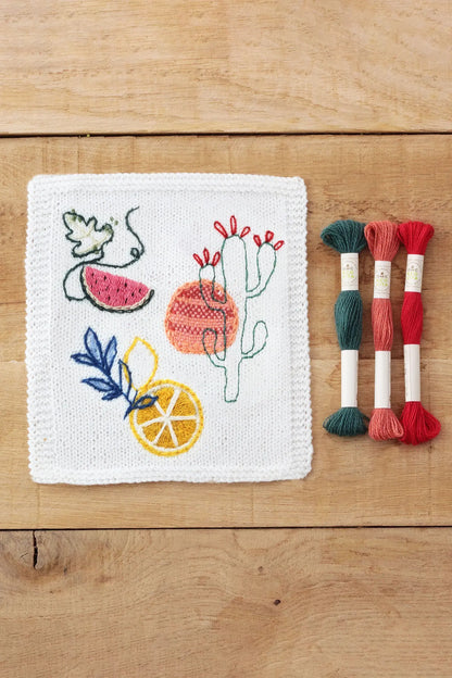 The Menders Wardobe, Eco Vita Naturally Dyed Organic Wool Thread, Weaving and Embellishing Pattern Book