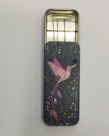 Magnetic Needle Tin Case Hummingbird