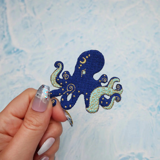 Octopus Iron on Patch