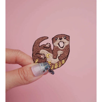 Otter Iron on Patch