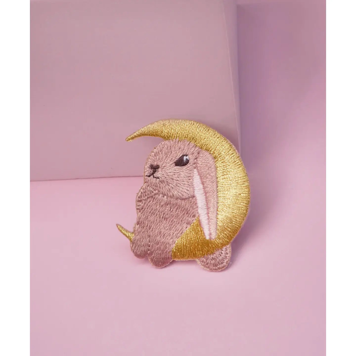 Rabbit Moon Iron on Patch