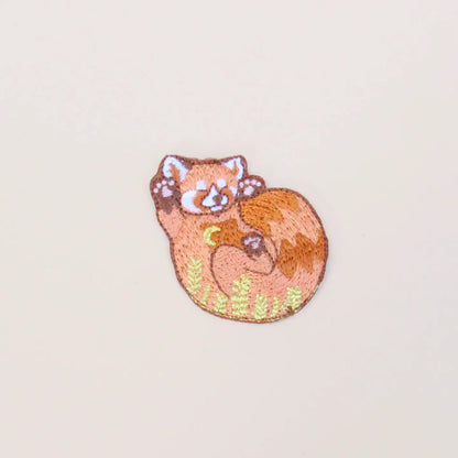 Red Panda Iron on Patch