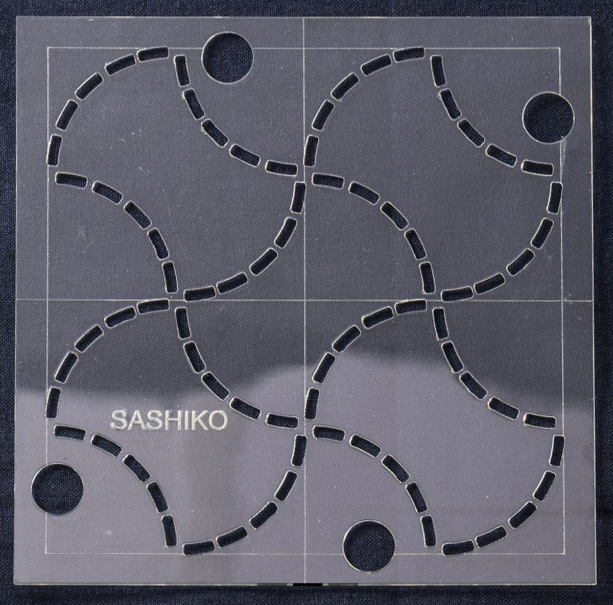 Fondou (Weights) Sashiko Stencil by SewEasy 4"