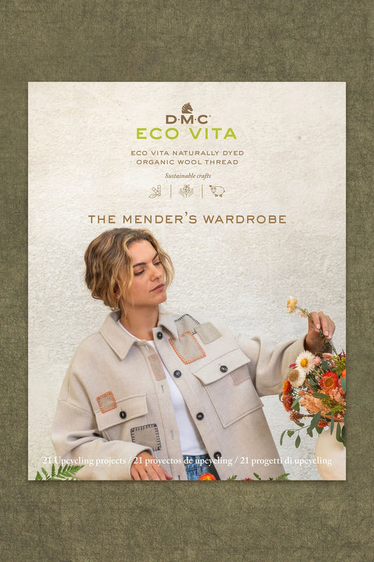 The Menders Wardobe, Eco Vita Naturally Dyed Organic Wool Thread, Weaving and Embellishing Pattern Book