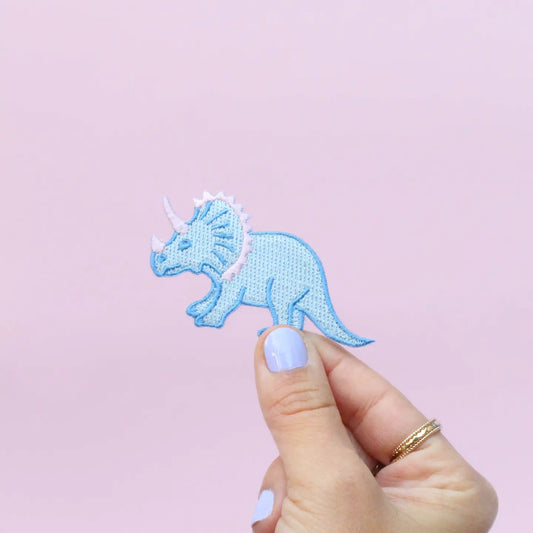 Triceratops Iron on Patch