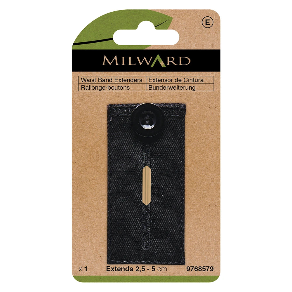 Waistband Extender Button, Black