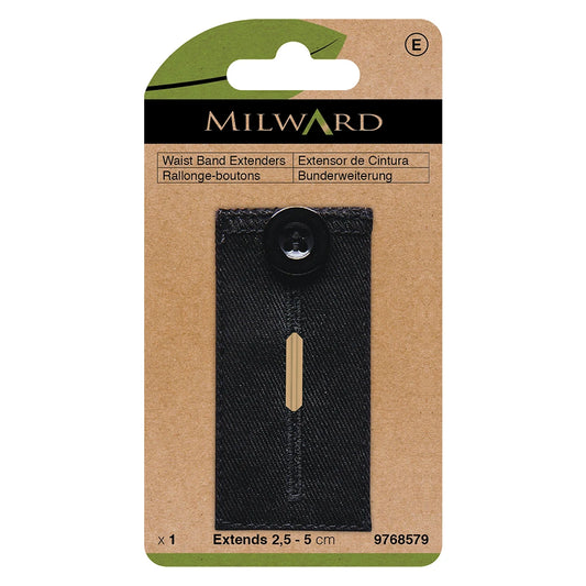 Waistband Extender Button, Black