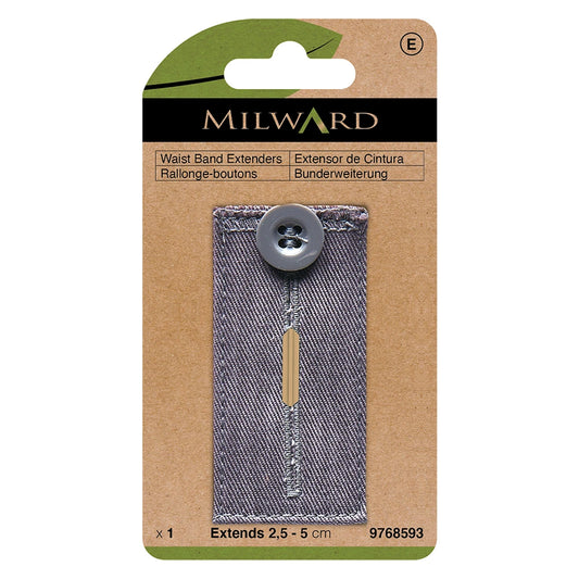 Waistband Extender Button, Light Grey