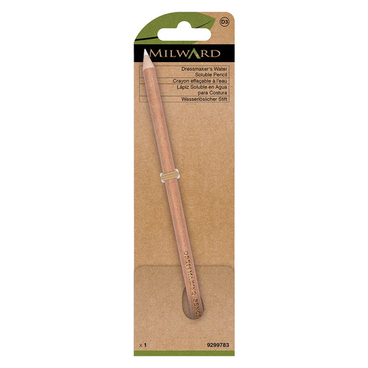 Milward dressmaker's water-soluble pencil in packaging on a white background