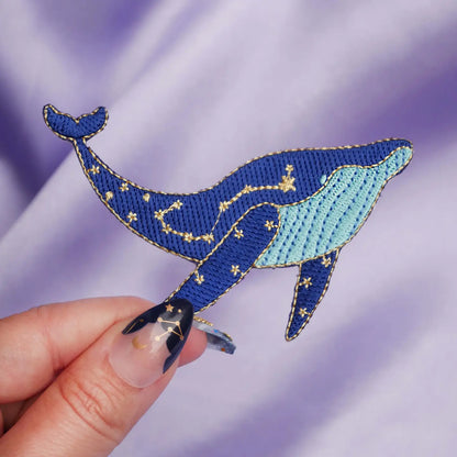 Iron on Whale Patch