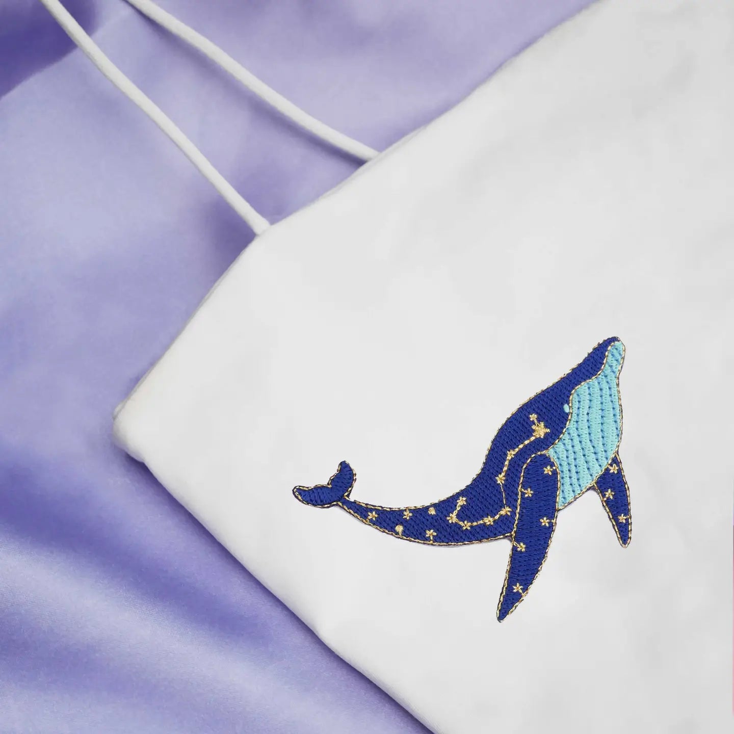 Iron on Whale Patch