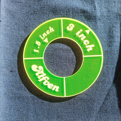 Circular Sashiko Stencils, 2inch and 3 inch