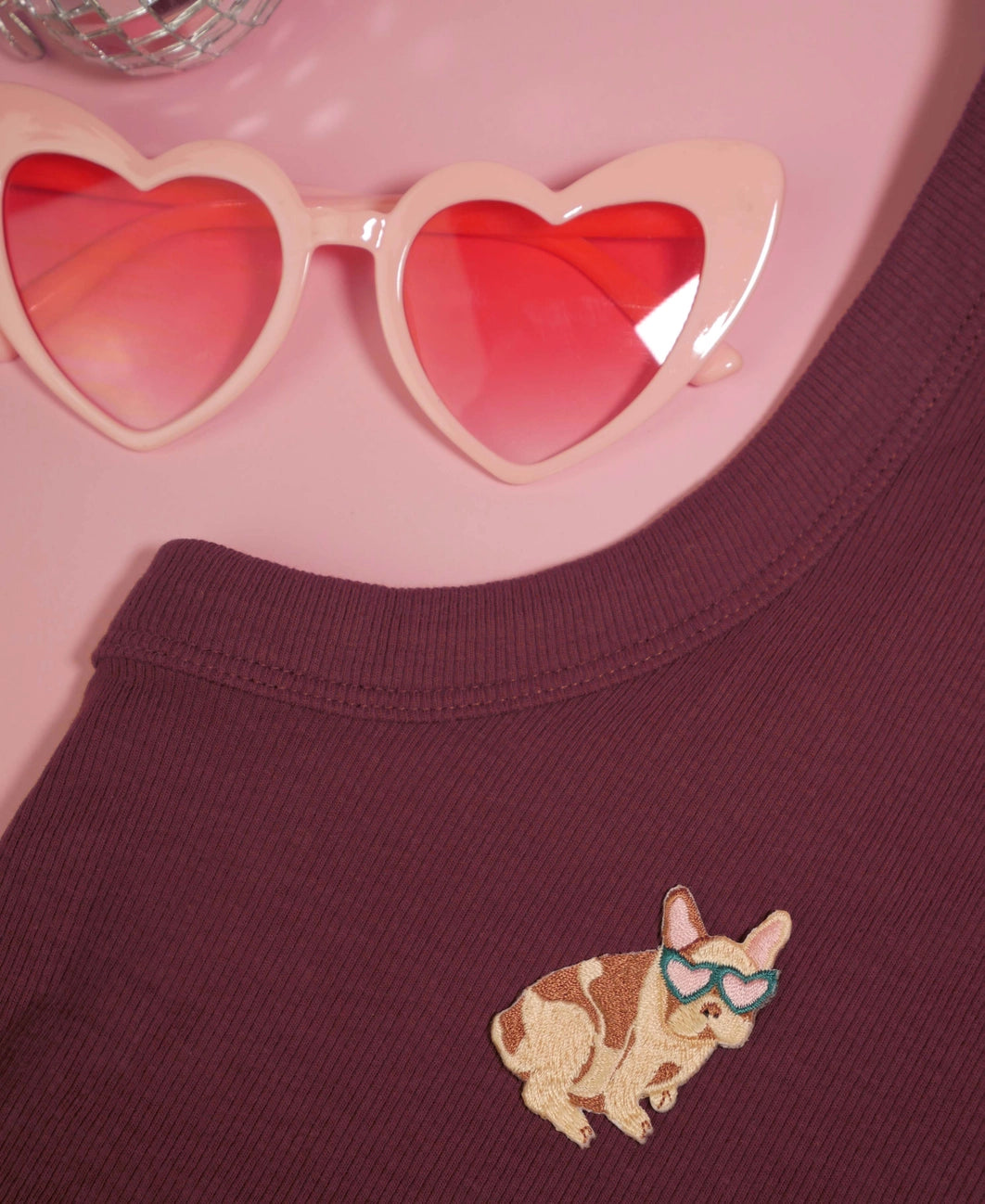 Frenchie Iron on Patch