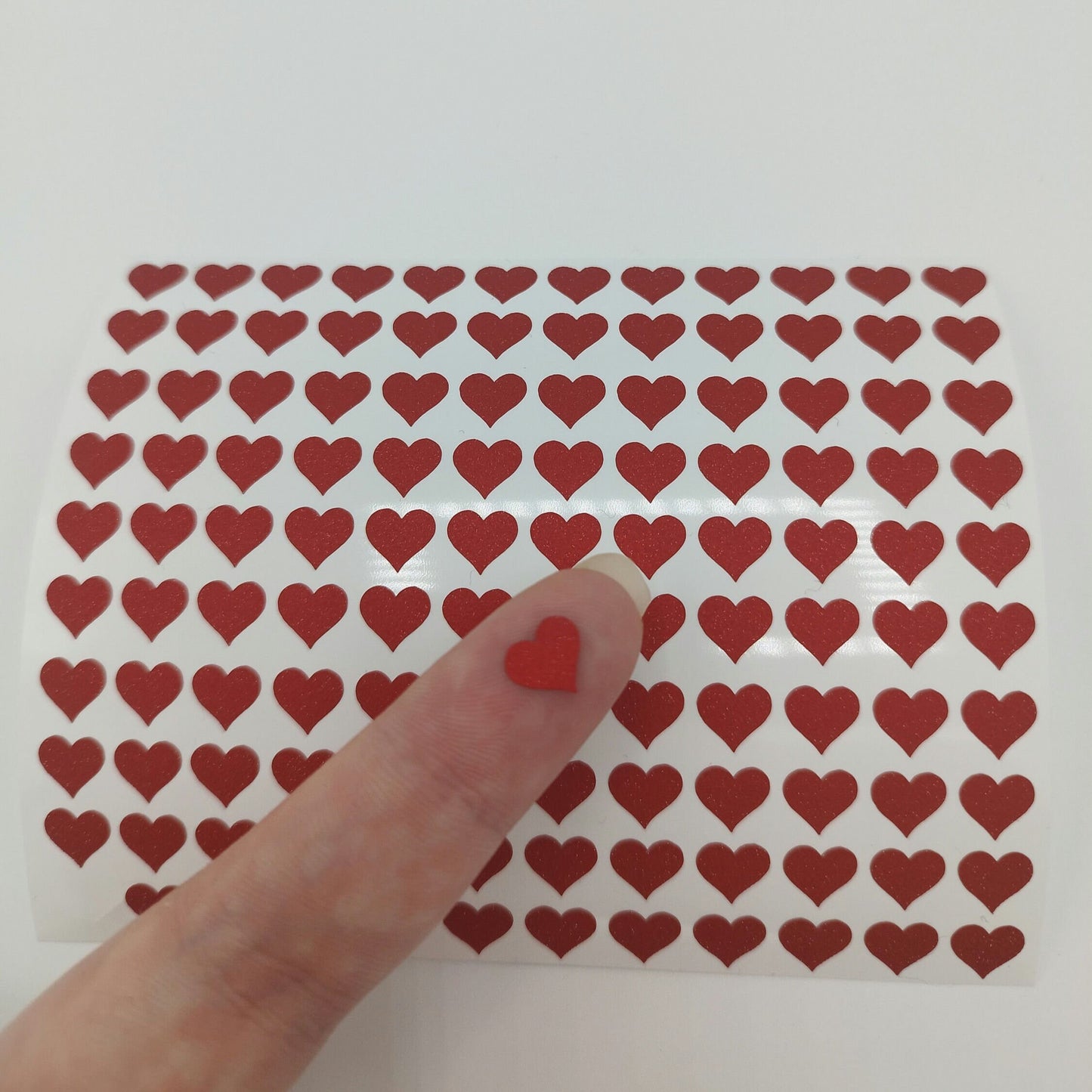 100 Heart Stickers