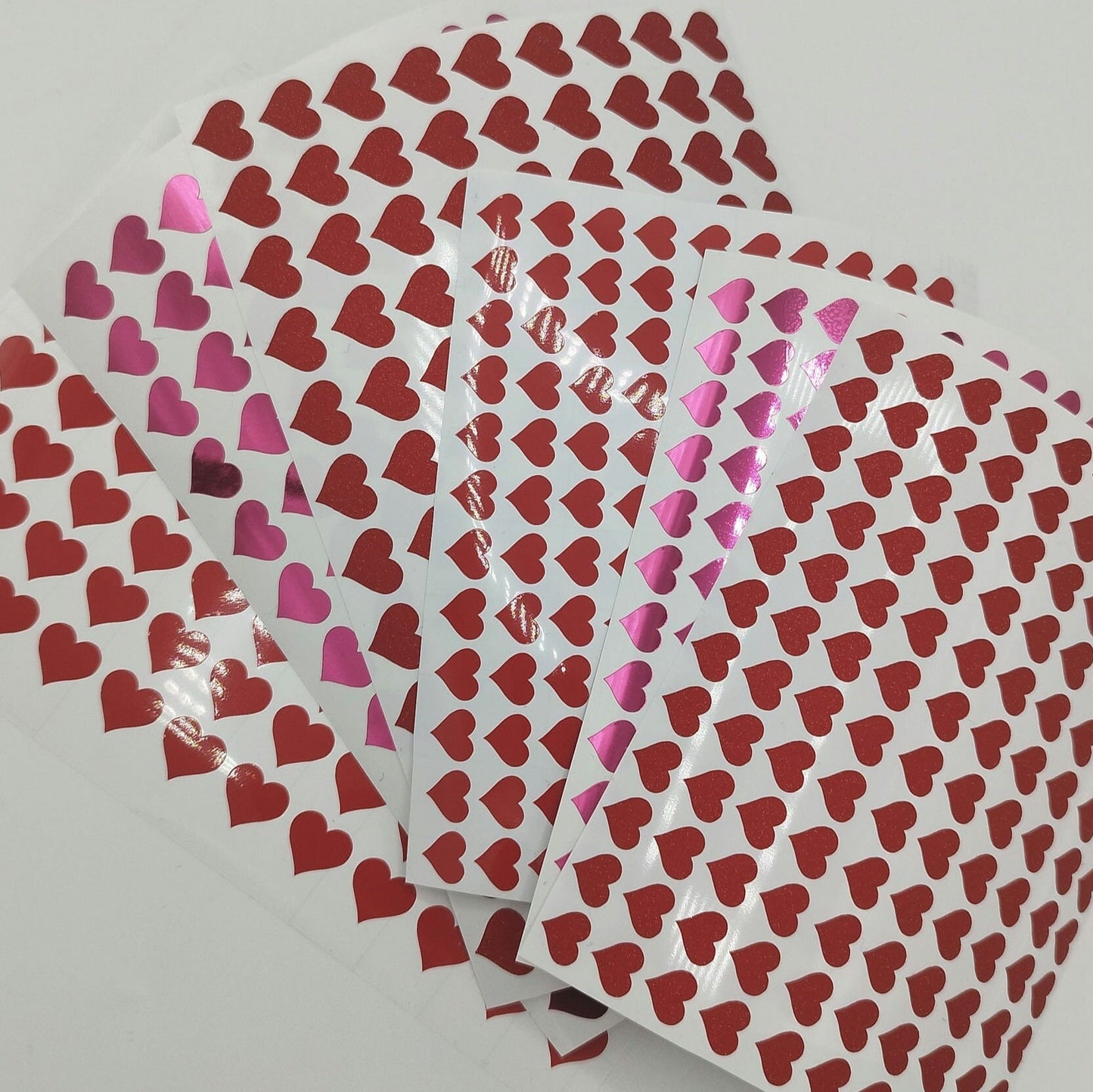 100 Heart Stickers