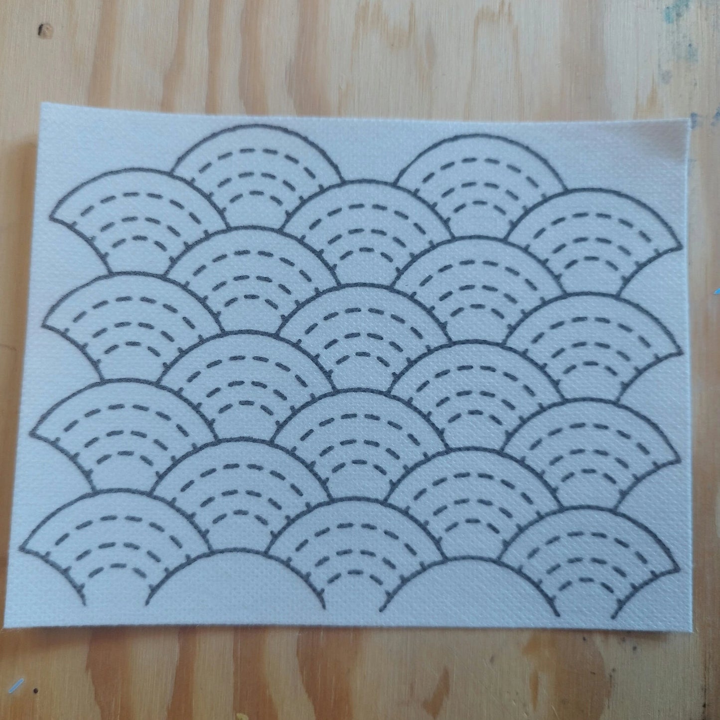 Sashiko | Visible Mending | Washable Transfers | Removable Mending Transfers