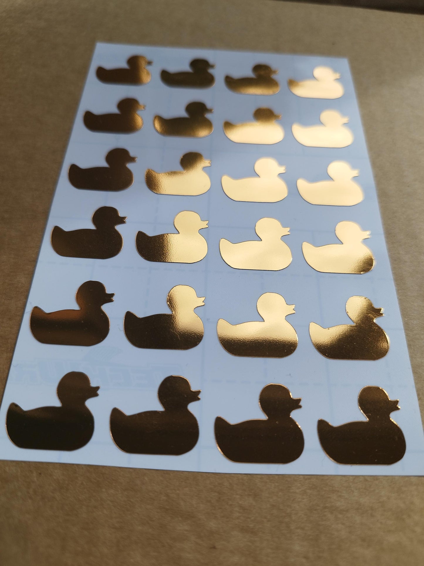 Golden Rubber Duck Stickers