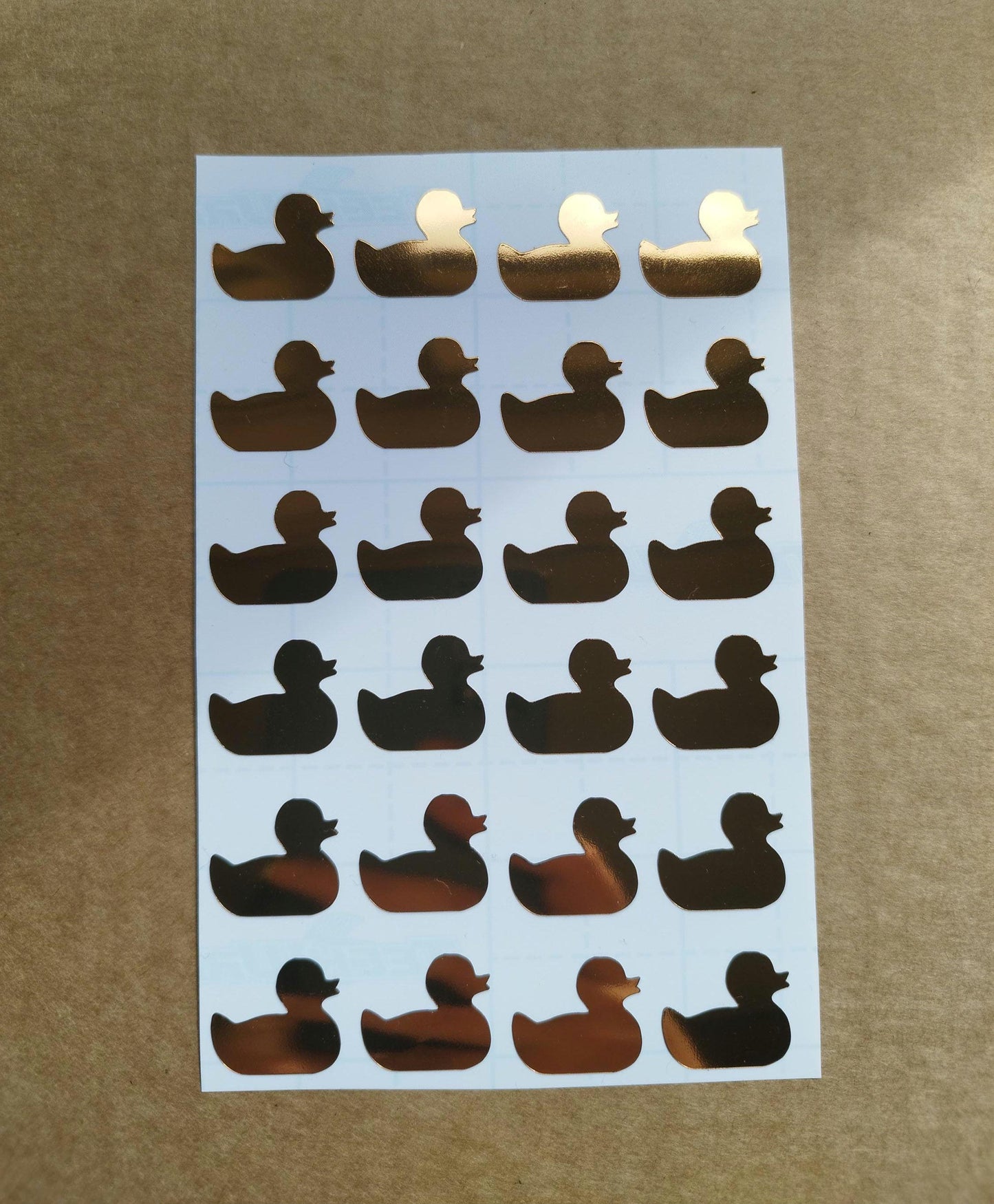 Golden Rubber Duck Stickers