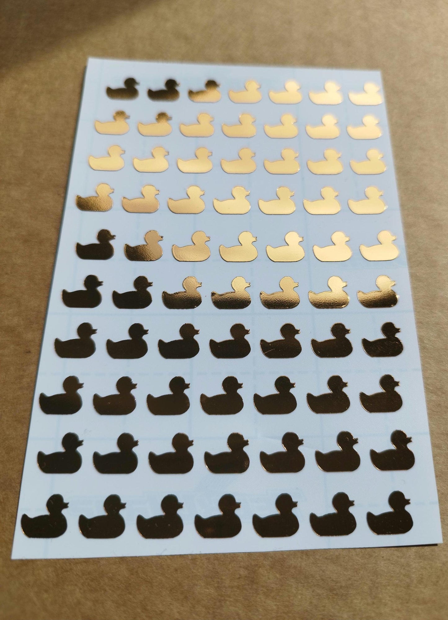 Golden Rubber Duck Stickers