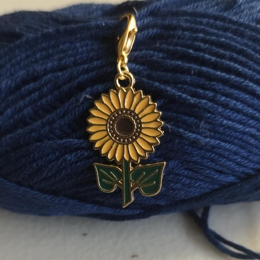 Sunflower Stitch Marker