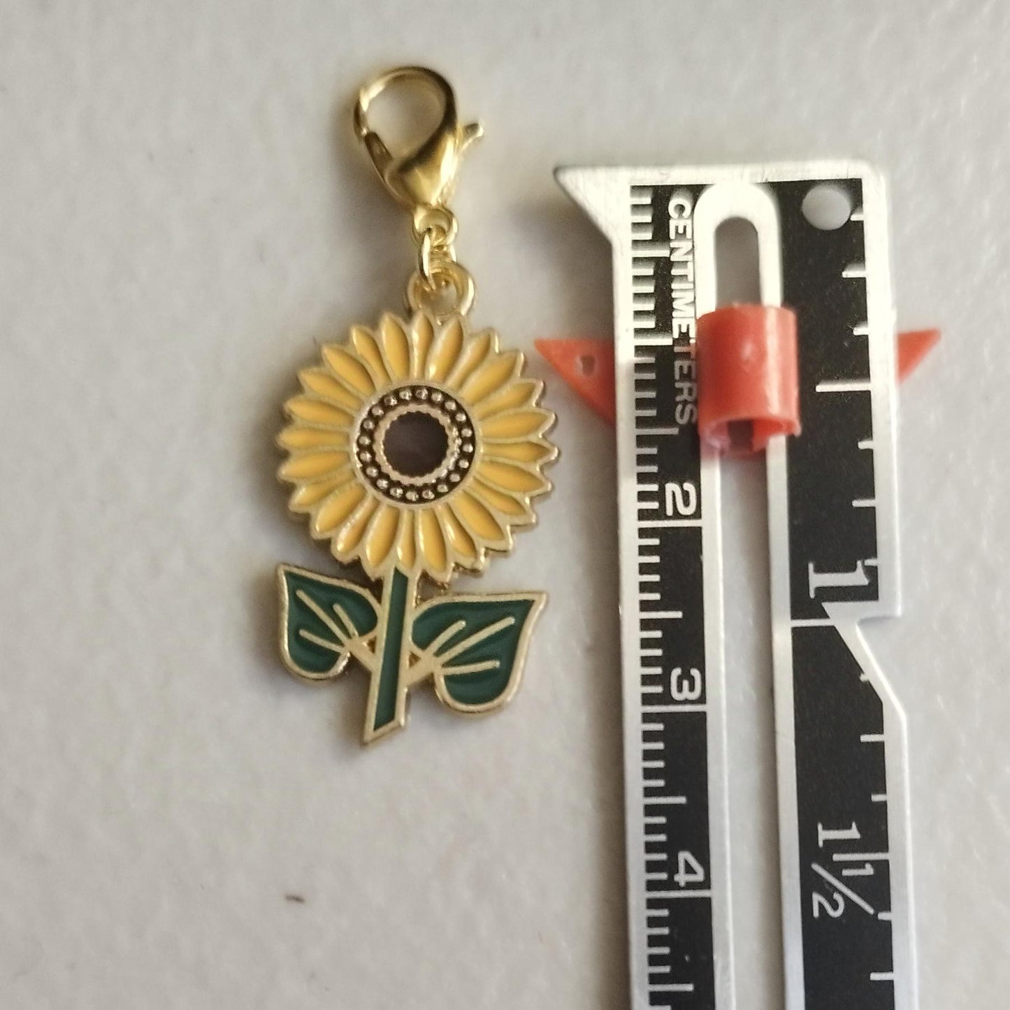 Sunflower Stitch Marker