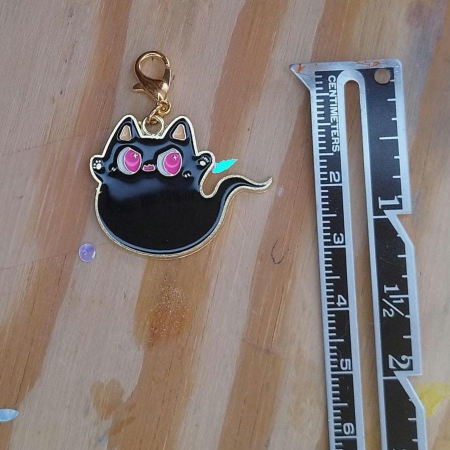 Black Cat Ghost Stitch Marker